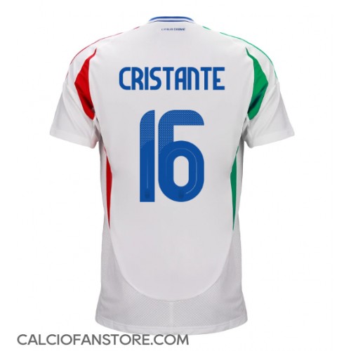 Maglia Calcio Italia Bryan Cristante #16 Seconda Divisa Europei 2024 Manica Corta